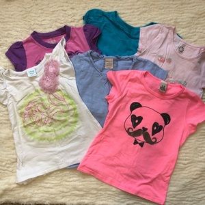 Lot of 4T girls tshirt